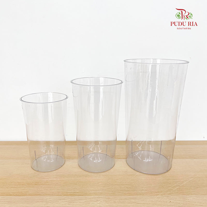 Acrylic Cylinder Plastic Vase