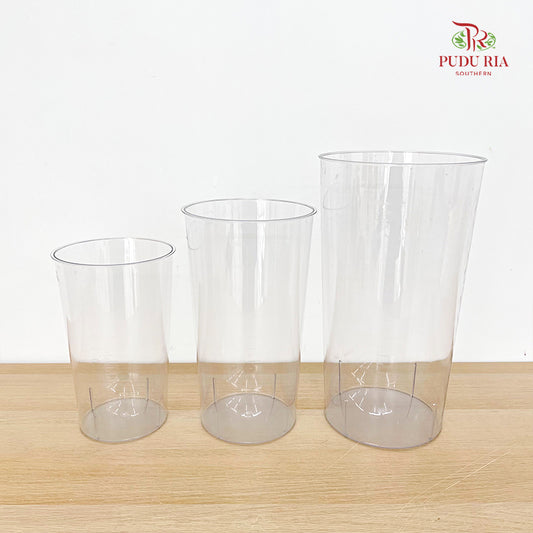 Acrylic Cylinder Plastic Vase