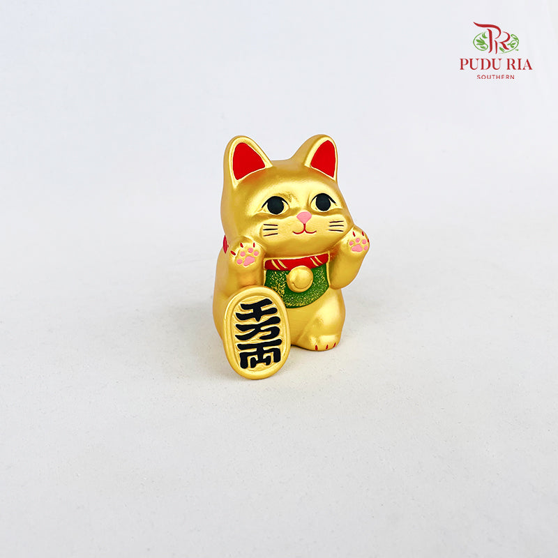 Lucky Cat Matte Gold - FBA105#2