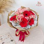 Gerbera & Rose Bouquet