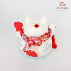 9' Lucky Cat White - FBA085#1