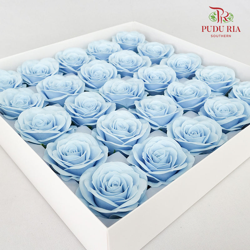 25 Bloom Awalking Soap Flower Light Blue - FBA089#6