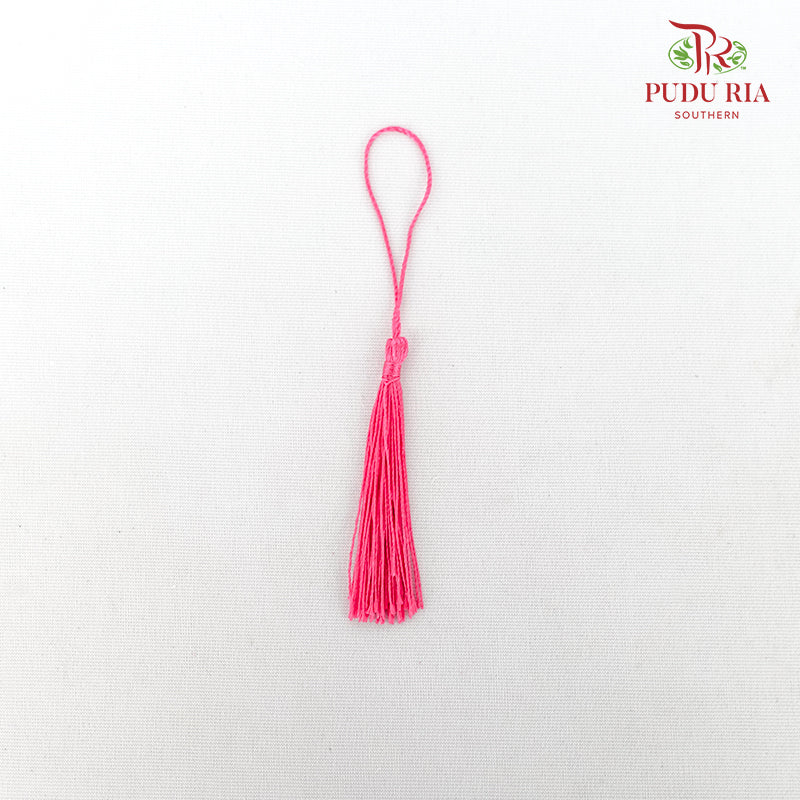 10' U Mini Tassel Chery Pink