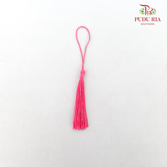 10' U Mini Tassel Chery Pink