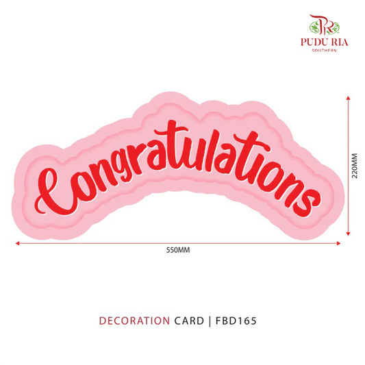 Decoration Card - FBD165