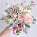 Rose Wedding Bouquet (10 Stems)