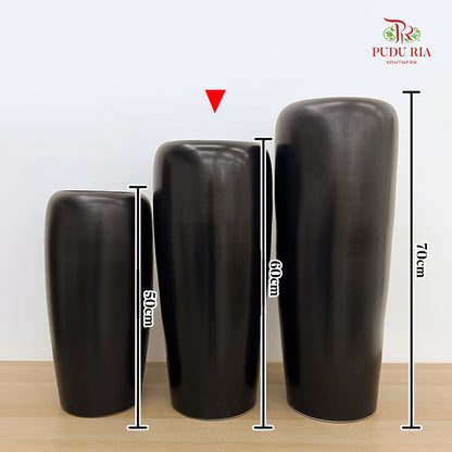 Matte Black Vase