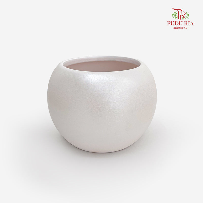 YS-5550 Pearl White Pot