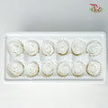 12 Bloom Preservative Rose - White - Pudu Ria Florist Southern