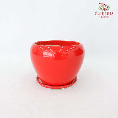 Medium Pot - Red - Pudu Ria Florist Southern