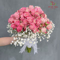 Rose Spray Pink Wedding Bouquet
