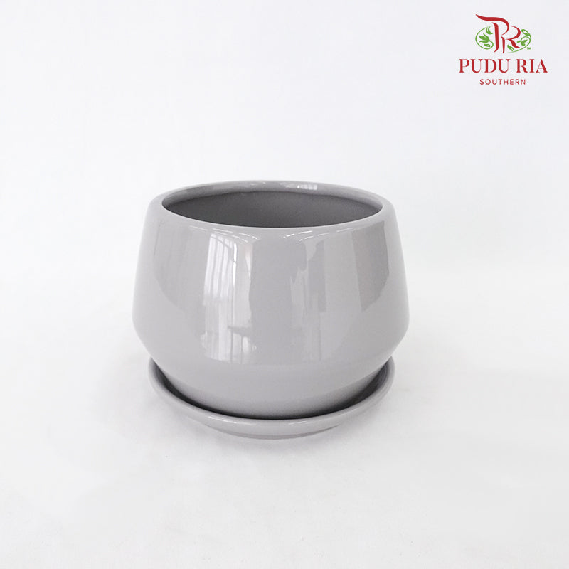 Asst Pot - Grey - Pudu Ria Florist Southern