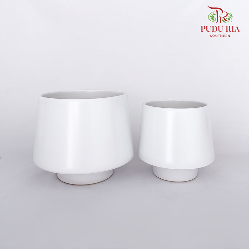 QF-Q25-DY Asst Pot - White