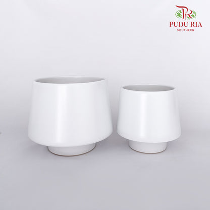 QF-Q25-DY Asst Pot - White