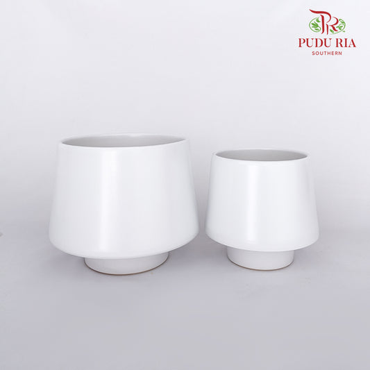 QF-Q25-DY Asst Pot - White