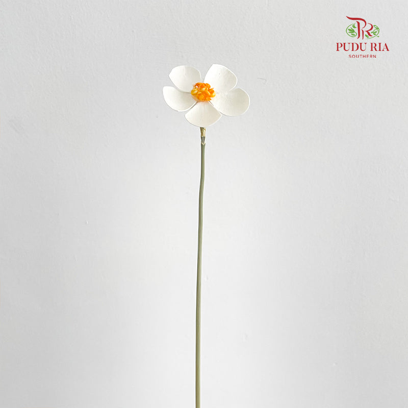 Dry Violet - White Center Orange