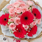 Gerbera & Rose Bouquet