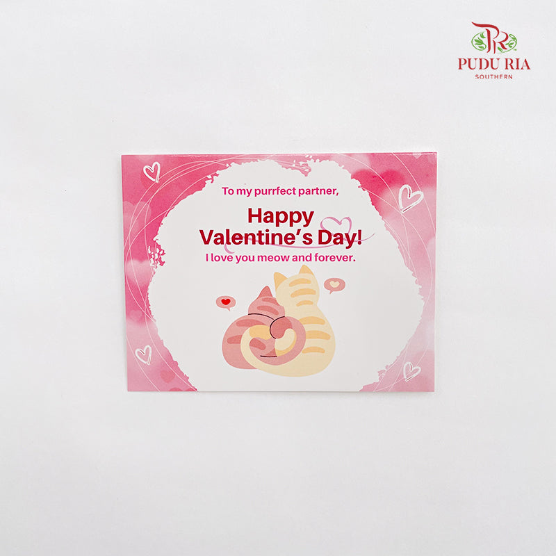 Valentine Card (Couple Cat) - FBD243