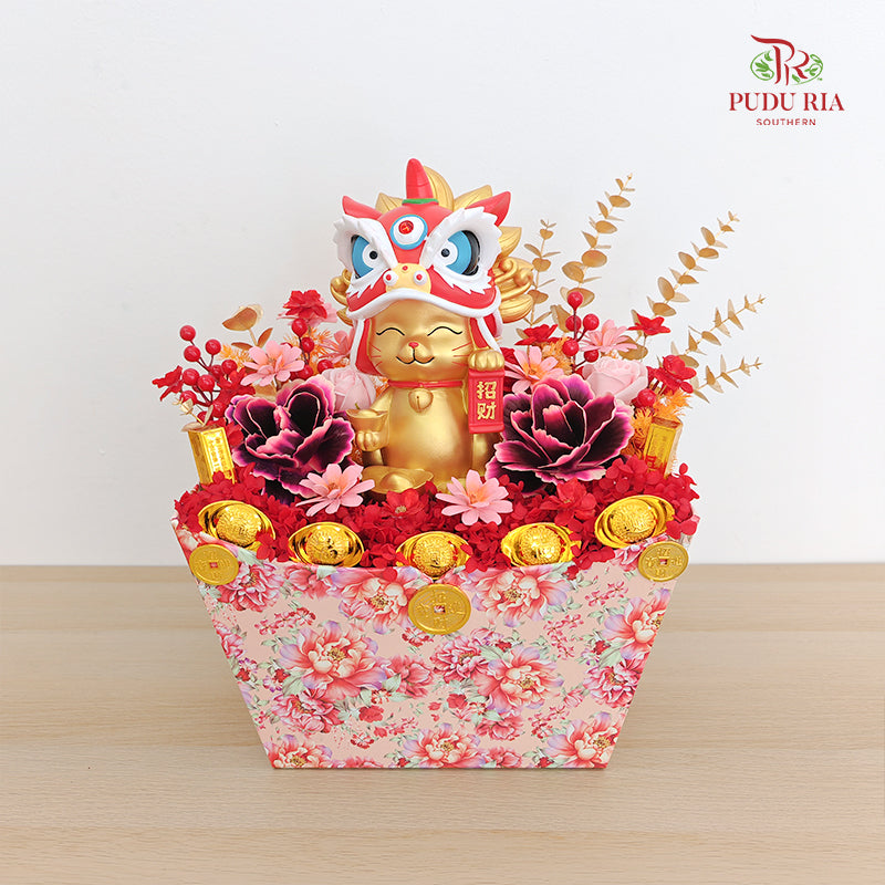 Grand Opening Lucky Cat Arrangement #8
