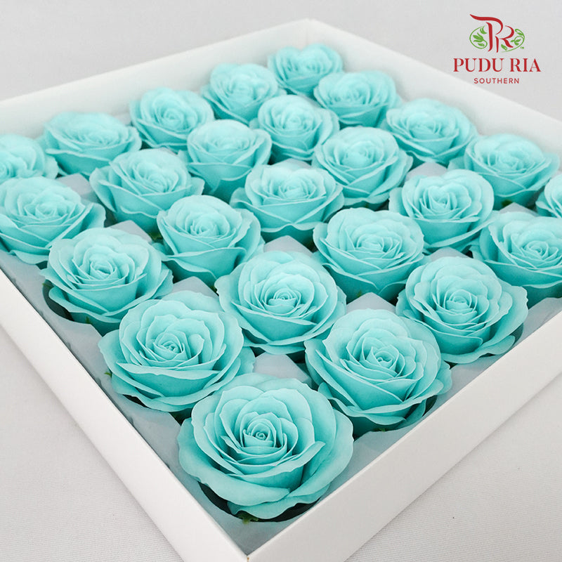 25 Bloom Awalking Soap Flower Suxing Minty Blue - FBA089#7