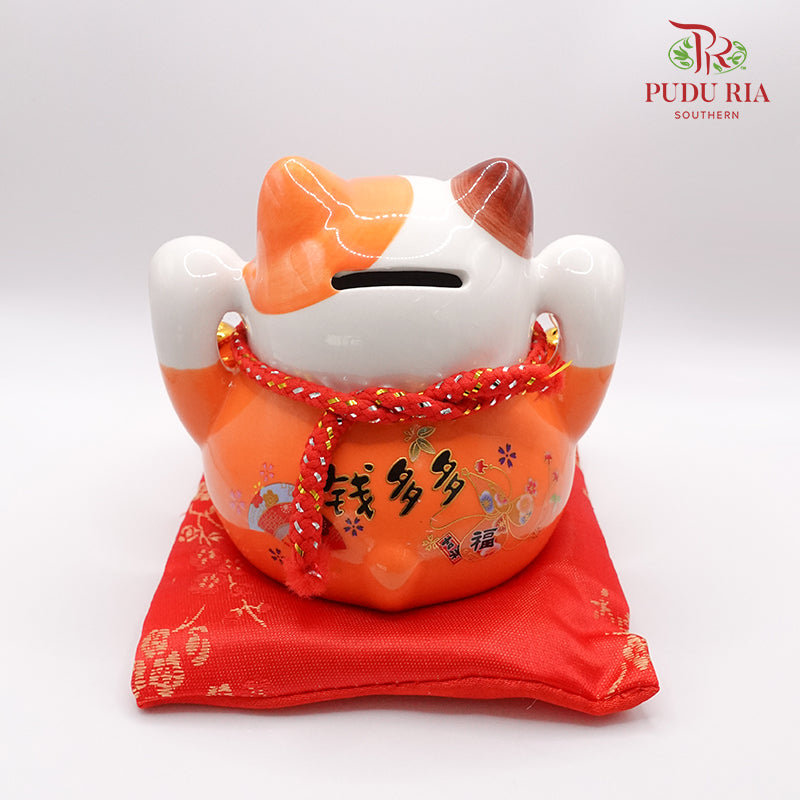 4.5‘ Fortune Cat Orange 财运亨通- FBA034#14 - Pudu Ria Florist Southern