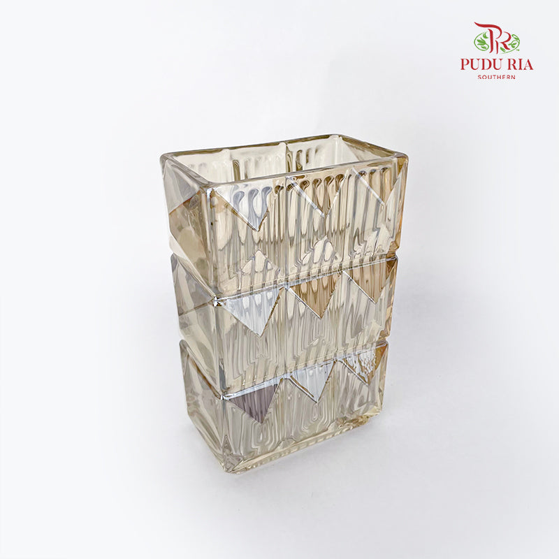 Rectangle Fluted Vase