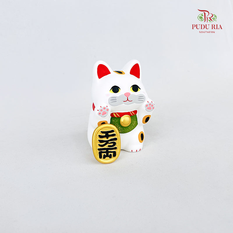 Lucky Cat Matte White - FBA105#1