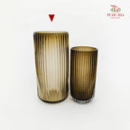 Nordic U Shaped Glass Vase - Coffee