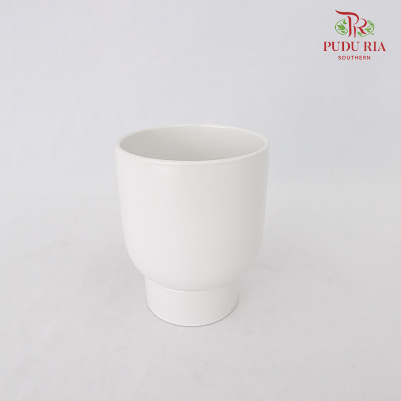 Medium Asst Pot - White - Pudu Ria Florist Southern