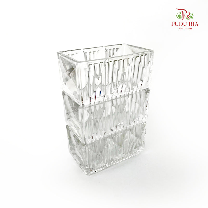 Rectangle Fluted Vase