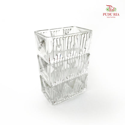 Rectangle Fluted Vase