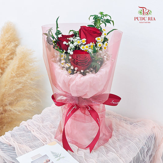 Rose Bouquet - 3 Stems