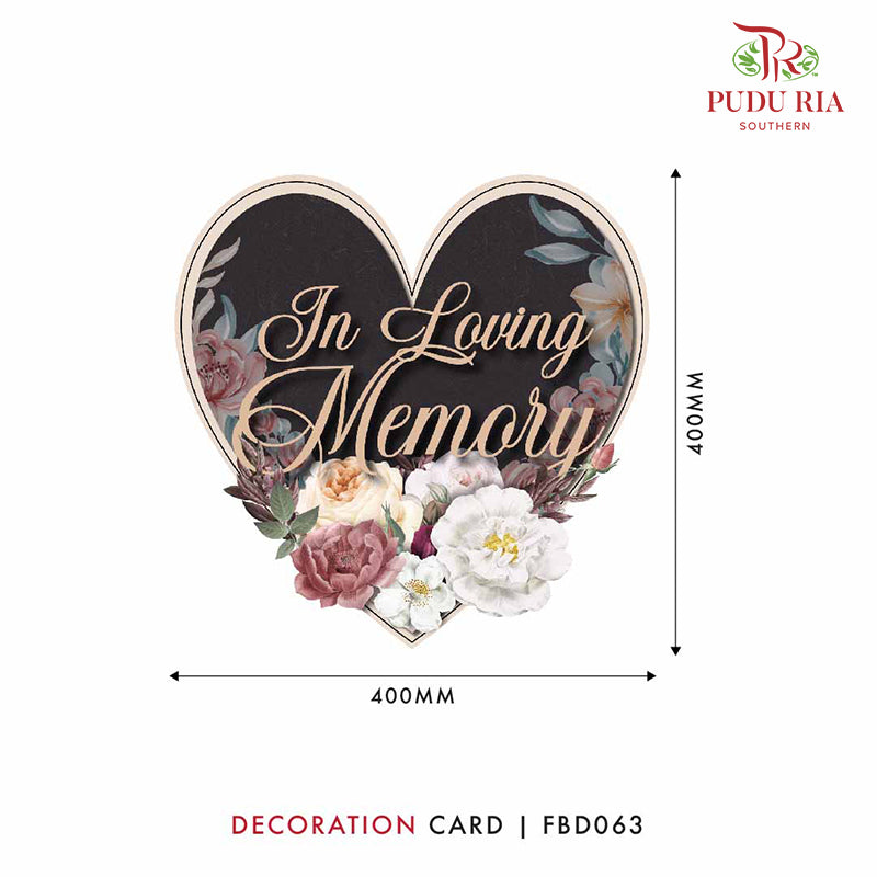 Sympathy & Condolences Card - FBD063