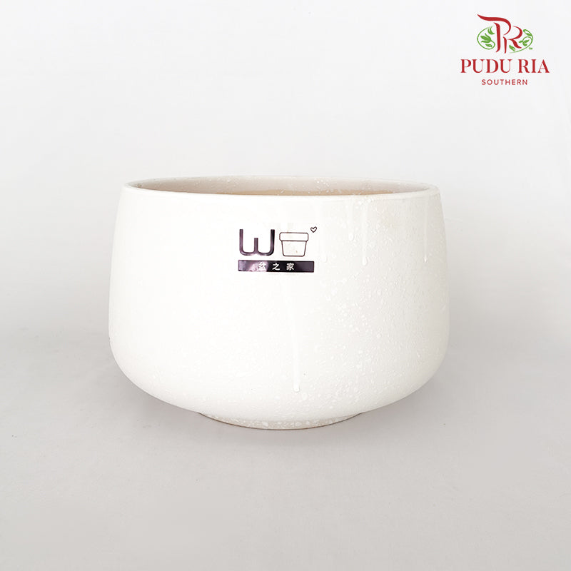 JBC-G22 Pearl White Pot