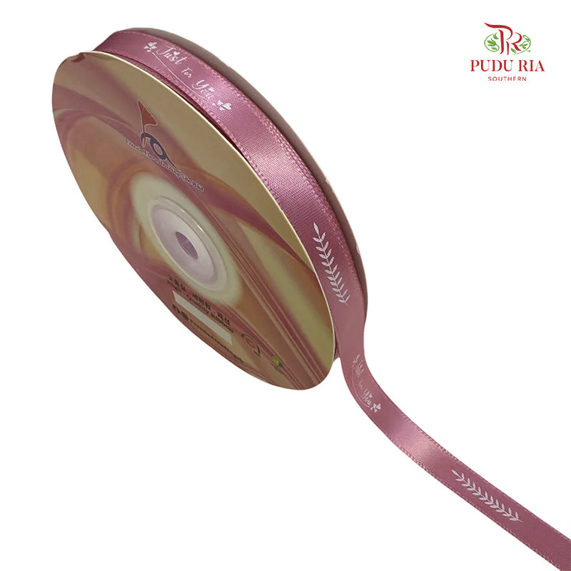 Soft Pastel Colour Premium Satin Ribbon "Just For You" - FRB133