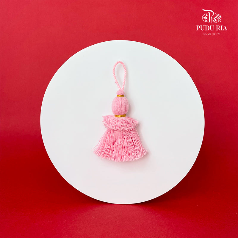 Double Layer Tassel Deco - Pink