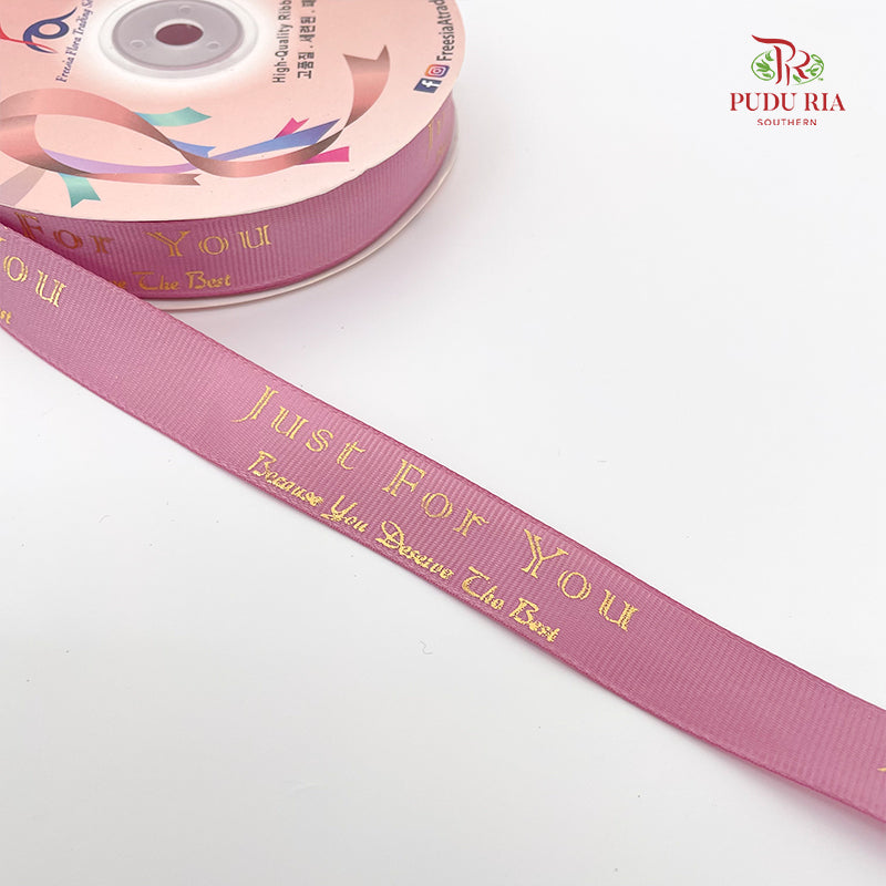 Grosgrain Ribbon Just For You - FRB127