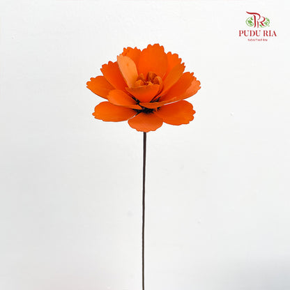 Dry Wood Peony Orange - 4 Stems