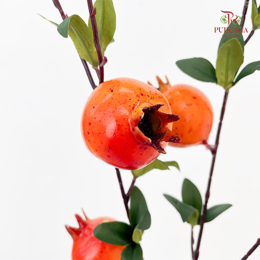 Artificial Pomegranate 7 Nodes - (Per Stem)