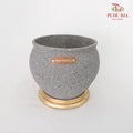 Medium Grey Pot - Pudu Ria Florist Southern