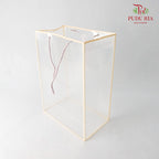 PVC Transparent Bag Pink - FBA026#2 - Pudu Ria Florist Southern