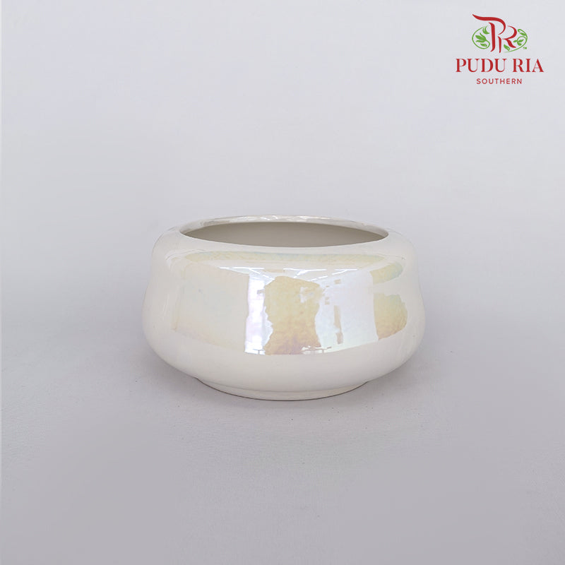 JZ-DW24178 Asst Pot - White