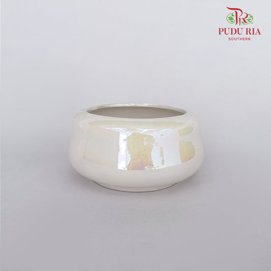 JZ-DW24178 Asst Pot - White