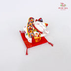 4.5" Lucky Cat Posture White - FBA101#1