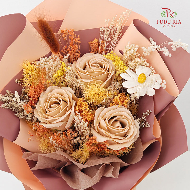 Soap Rose Bouquet - (3 Stems)