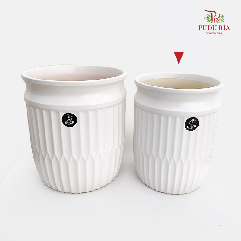 SB-C-02 White Pot