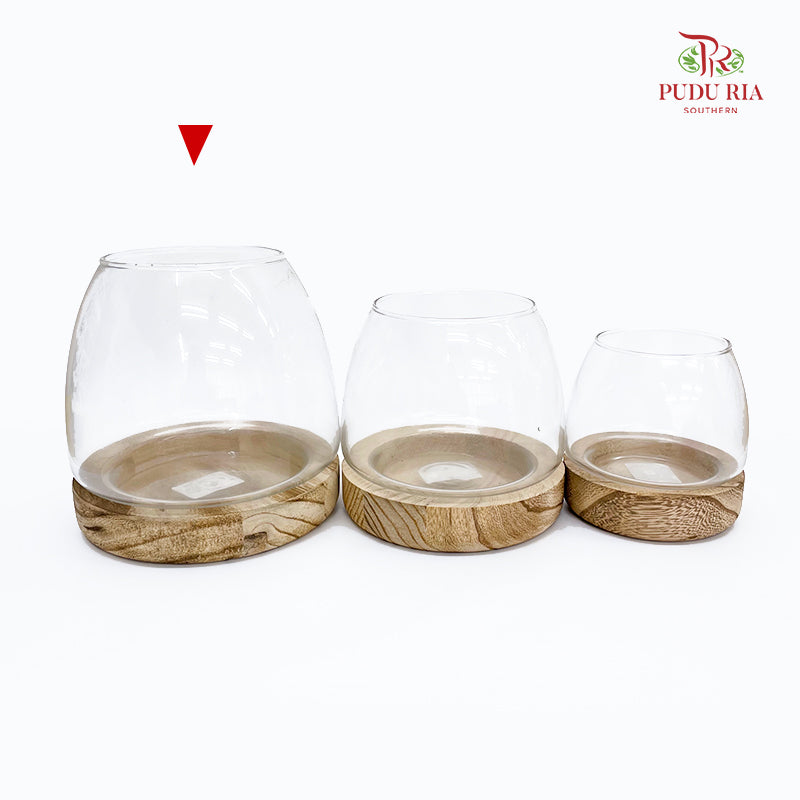 Vase With Wooden Stand
