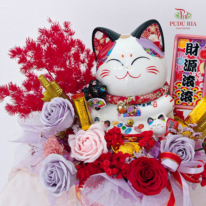 Grand Opening Lucky Cat Arrangement #15