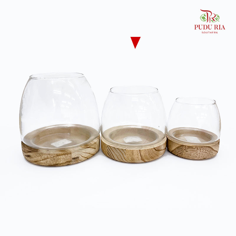 Vase With Wooden Stand