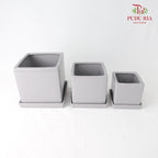 Asst Pot - Grey